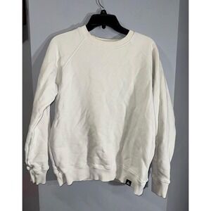 American Giant white long sleeve crewneck sweatshirt size XL women's